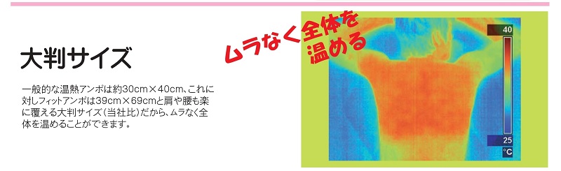 フィットアンポＦＡ-2(タイマーなし) 遠赤放射セラミックシート入 - おなか本舗